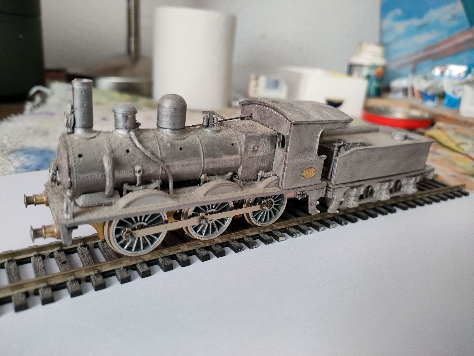 Modelleisenbahnen: HO Renfe O30 Schlepptender Oldtimer Dampflok Bausatz – Neu (gemäss Beschreibung) aus Augst BL von  5