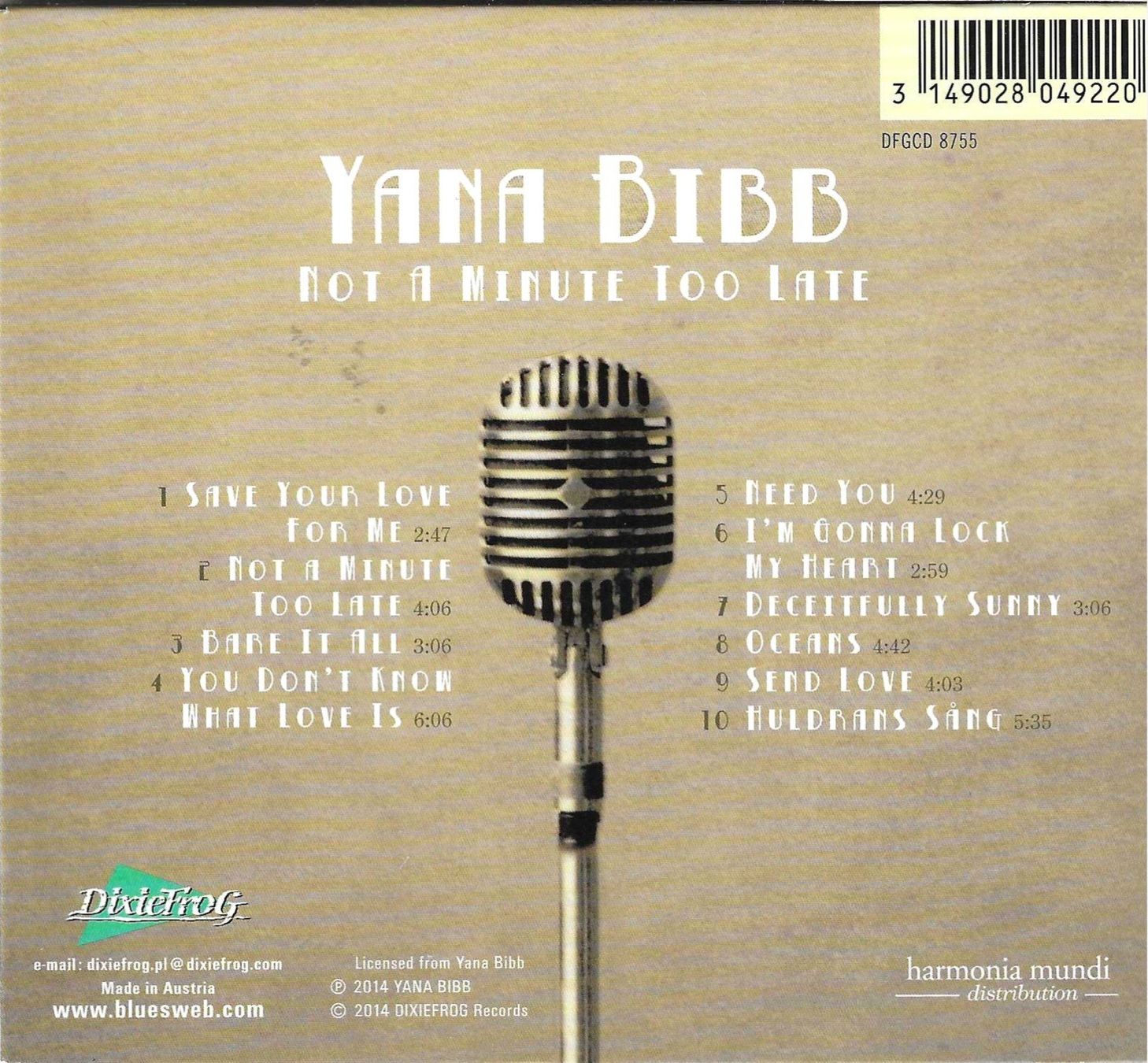 CD: Yana Bibb CD Digipack - Blues People – Usato da Savagnier venduto da Ne2065 1
