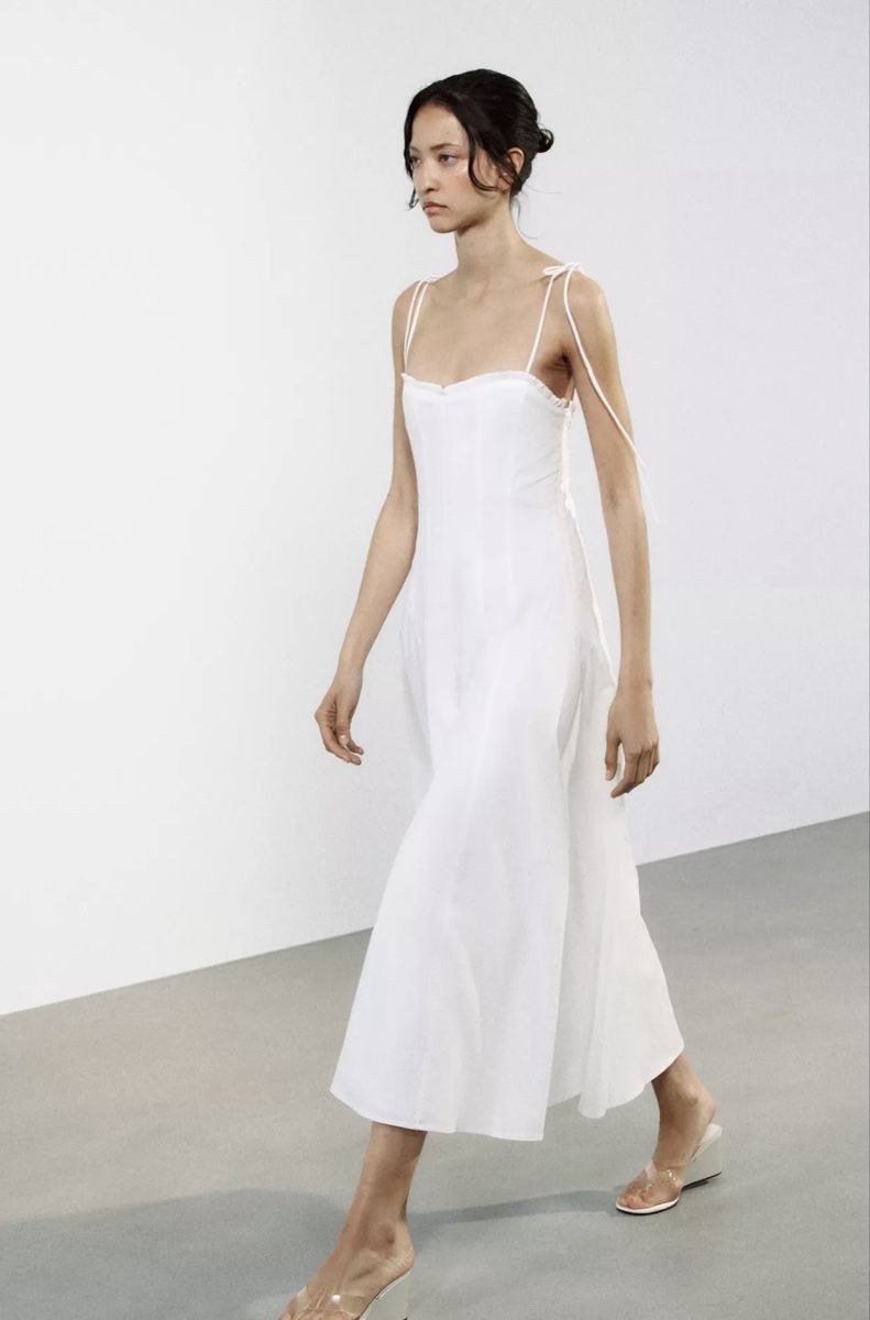 Vestiti: weißes Baumwollkleid M/robe en coton blanc M – Nuovo e nell'imballaggio originale da Veyras venduto da ValClasse 3