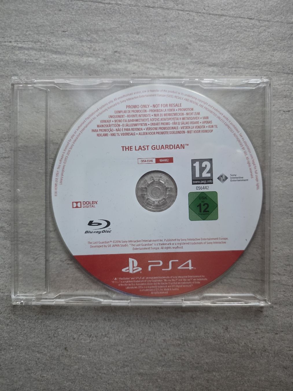 Sony Giochi: PROMO PS4 Game The Last Guardian – Usato da Münchenbuchsee venduto da RipiRip