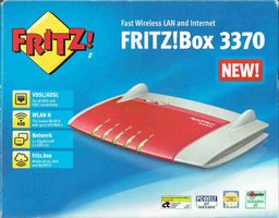 FRITZ!Box 3370 WLAN Router DSL ADSL NEU