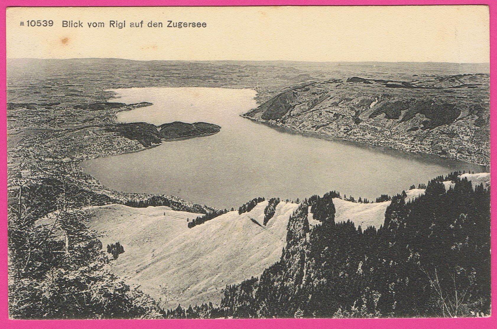 Cartes postales: Blick vom Rigi auf den Zugersee – D'occasion à Einsiedeln par dillie