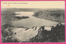 Blick vom Rigi auf den Zugersee