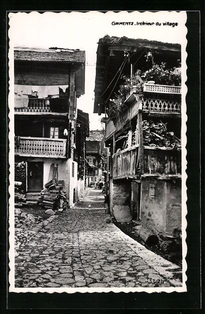 Cartoline postali: AK Grimentz, Intérieur du village – Usato da Berlin venduto da bartko-reher