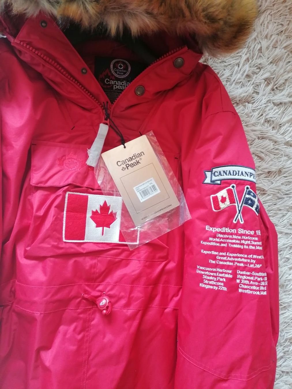 Blouson canadian peak hotsell