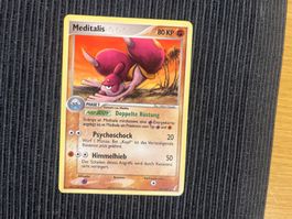 Pokemon Meditalis non Holo Ex Crystal Guardians NM