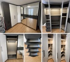 grosser Eckkleiderschrank