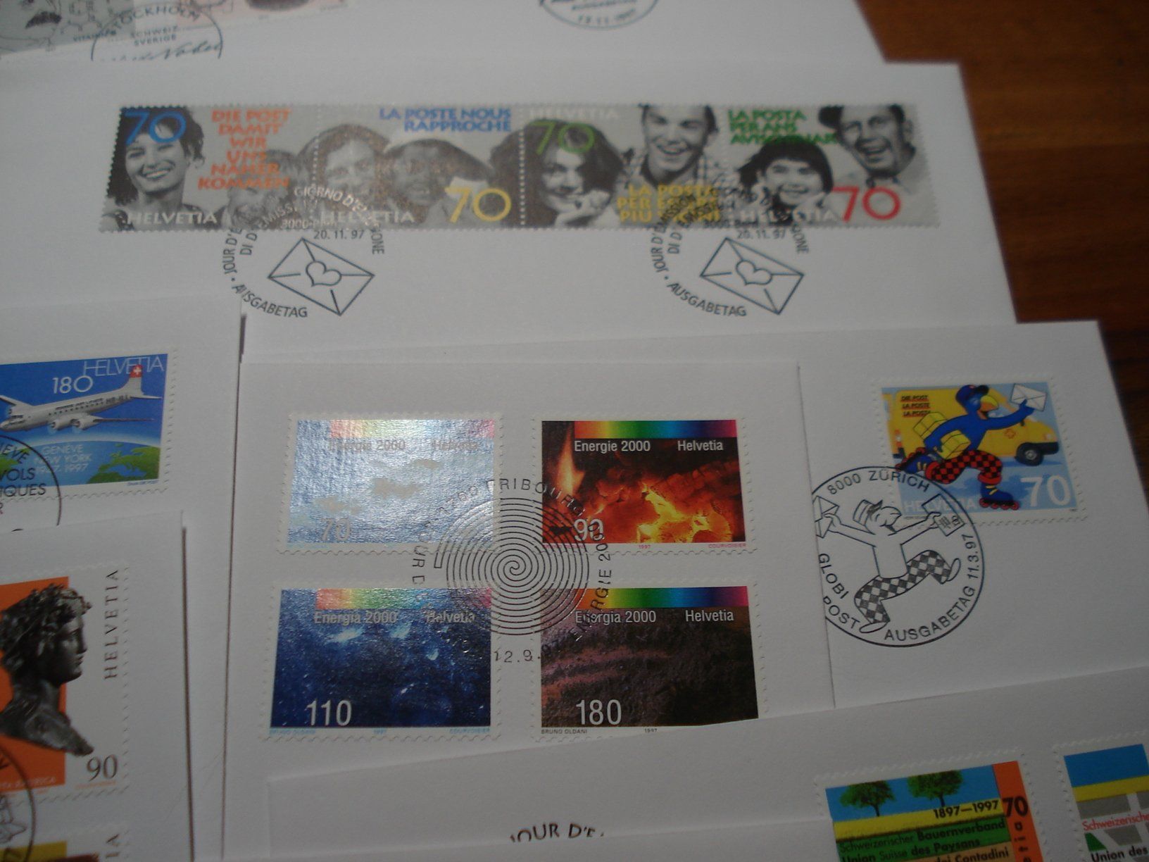 Tutti i francobolli: Moderne FDC Schweiz, 1997, 12 Belege – Usato da Niederwil AG venduto da morostahu