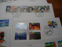 Moderne FDC Schweiz, 1997, 12 Belege