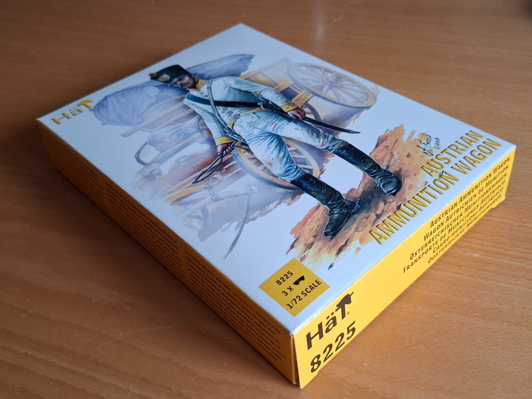 Kit di modellismo & Modellini statici: HäT 1/72 Austrian Ammunition Wagon – Nuovo e nell'imballaggio originale da Diepoldsau venduto da beeteutel 2
