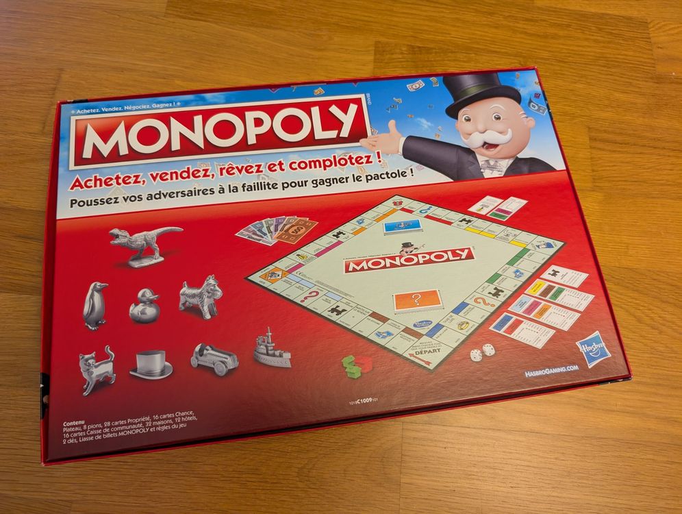 Hasbro Jeux: Hasbro Monopoly Classique C10091010 1018 – Neuf (Voir description) à Meyrin par pc1parts 1