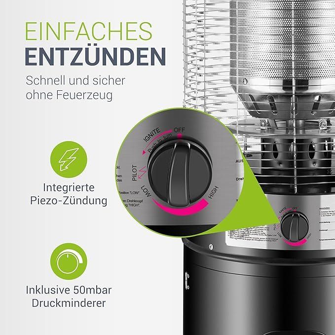 Heizgeräte: Outdoor Heizstrahler Cuna – Neu und originalverpackt aus Andwil TG von Vr-shopswiss 2