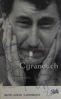 René-Louis Lafforgue (1928-1967) Schauspieler - Autogramm