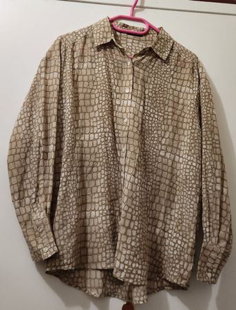 Chemise J.McLaughlin imprimé reptile taille M soie