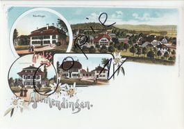 Gruss aus Allmendingen - (um 1900)
