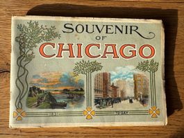 Souvenir of Chicago von 1831 bis ca 1930