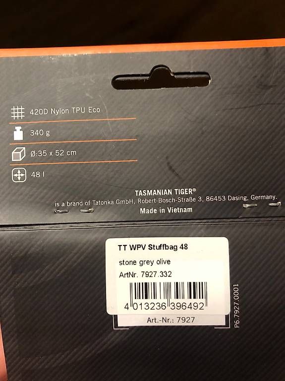 Sacs: TT STUFFBAG 48 WPV PACKSACK, Packsack – D'occasion à Birrwil par Apareos1 3