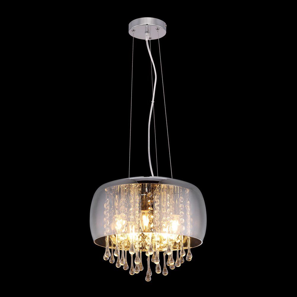 Kronleuchter & Deckenlampen: Pendelleuchte, Glas, Chrom, 35 cm Ø – Neu (gemäss Beschreibung) aus Kreuzlingen von Smart-Light 2