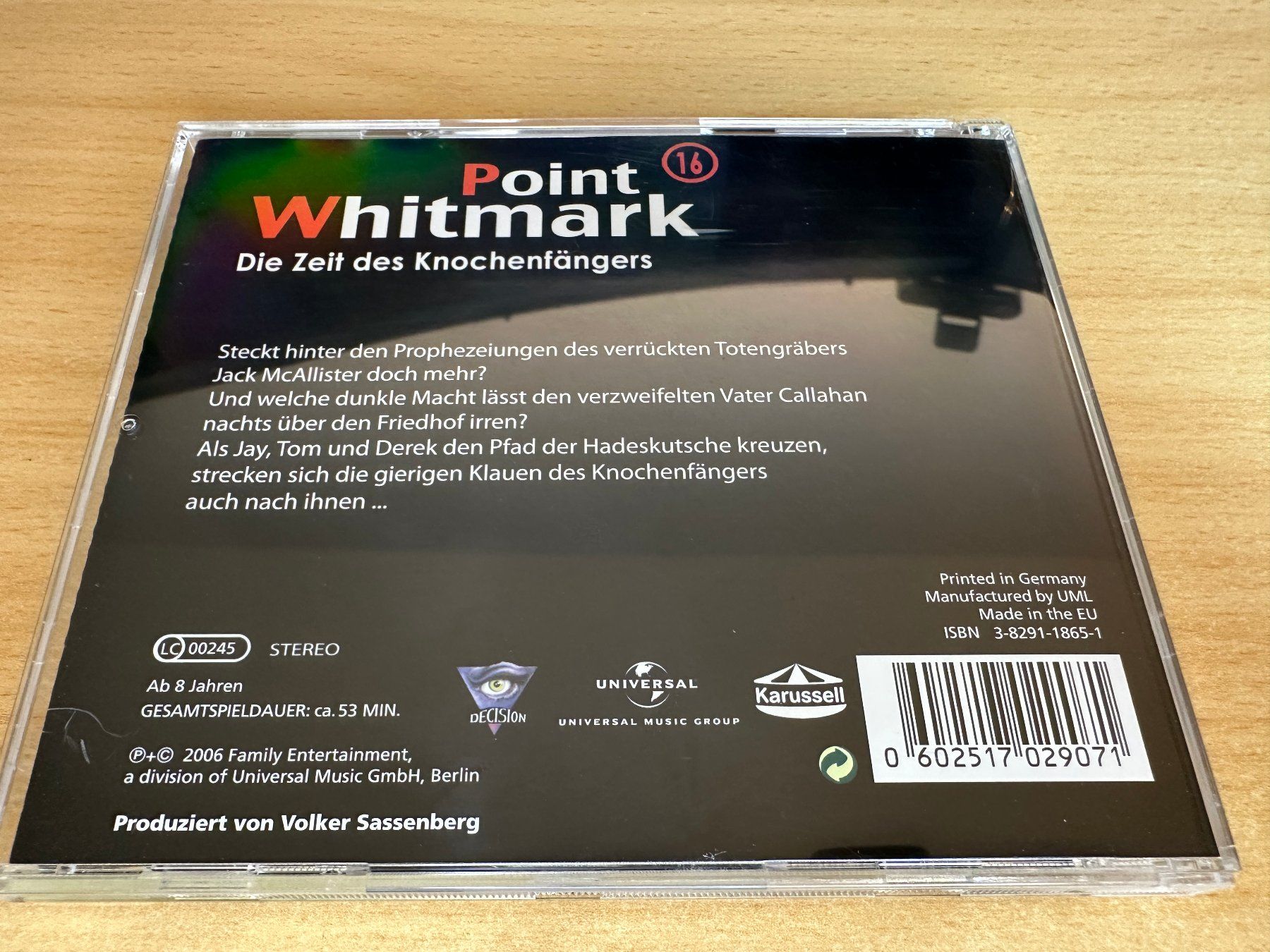 Livres audio: B2 Point Whitmark - Die Zeit des Knochenfängers 16 – D'occasion à Rikon im Tösstal par Alpenmutz 1
