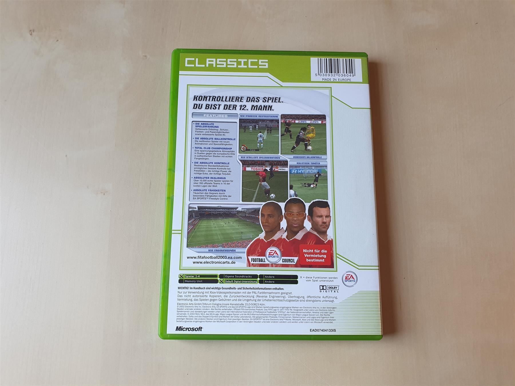 Microsoft Giochi: FIFA Football 2003 – Usato da Stansstad venduto da collectorsshop 1