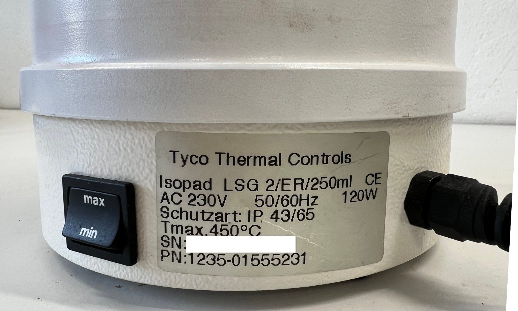 Accessori da laboratorio: Tyco Thermal Controls Isopad LSG 2/ER/250ml – Usato da Niederdorf venduto da LeptonAG_Labor 3