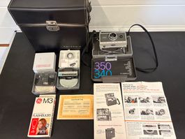 Polaroid Land Camera 340 mit Zubeh. und Koffer neuw.