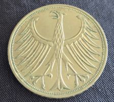 5 Deutsche Mark Bundesrepublik Deutschland 1967 Silber