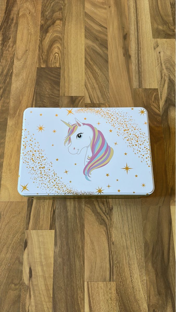 Baucontainer: Unicorn Tin Box - perfect cookie box! – Neu (gemäss Beschreibung) aus Baden von viv_99