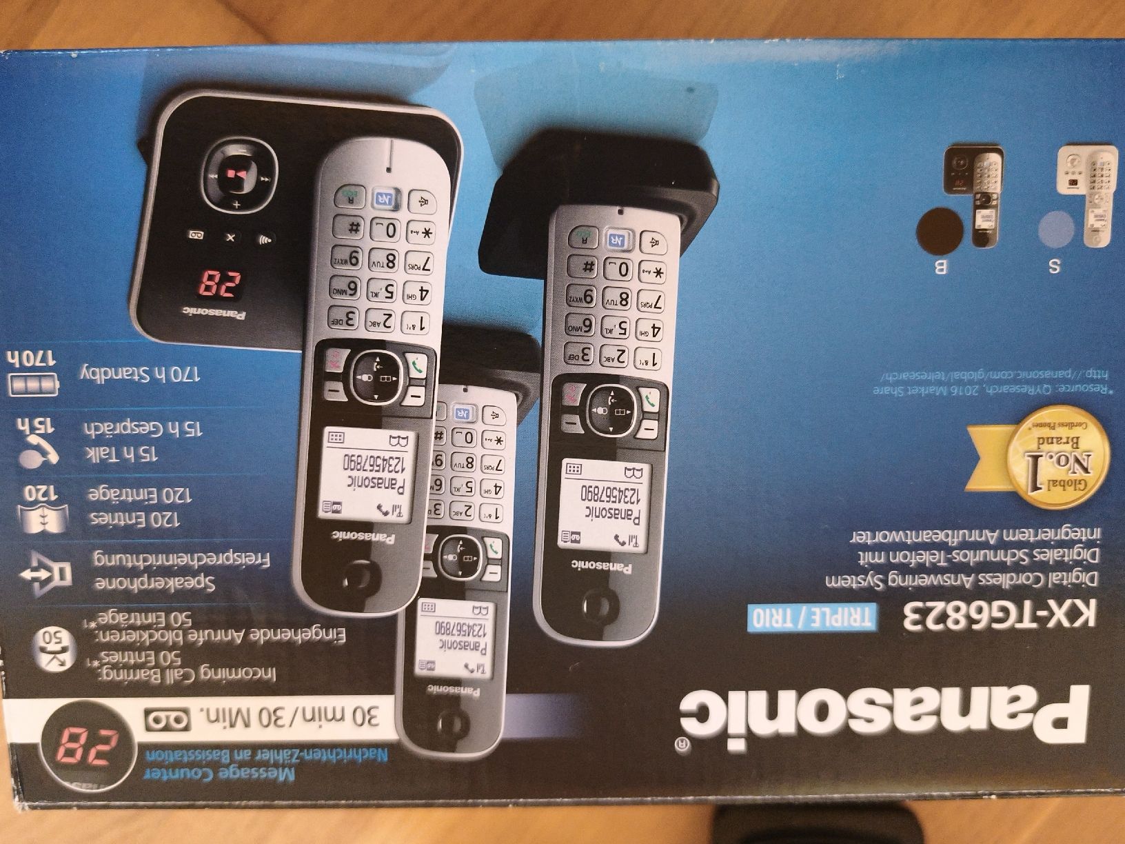 Panasonic Telefone: Panasonic KX-TG6823 Telefon  – Gebraucht aus Weisslingen von nizanra 1