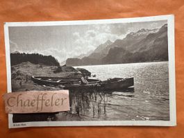 Alte Ansichtskarte 1920 Silser-See im Engadin,  Rarität