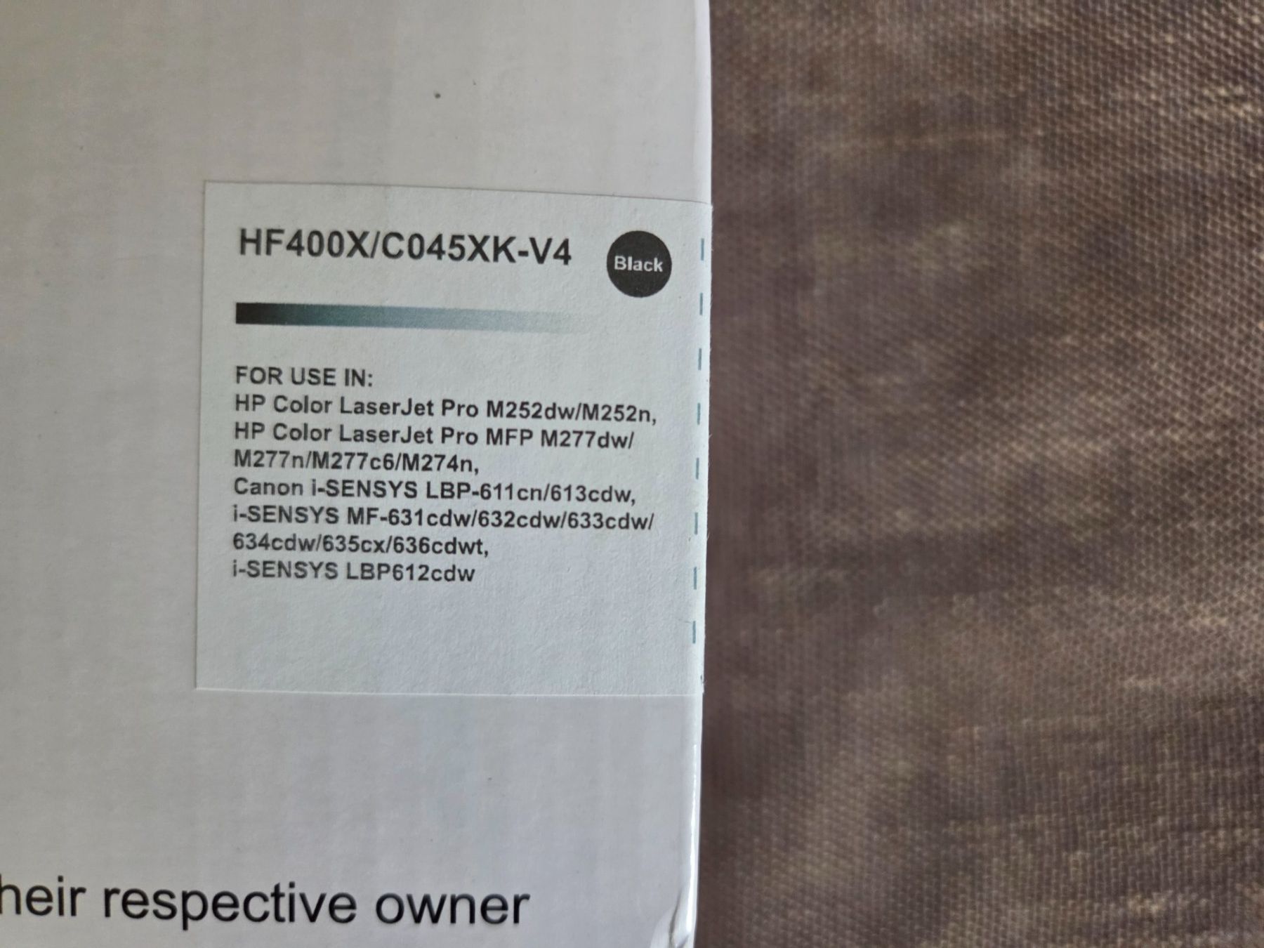 Hewlett Packard Cartucce per stampanti & toner: Toner comptatible 201X – Nuovo e nell'imballaggio originale da Nidau venduto da lagoume 1