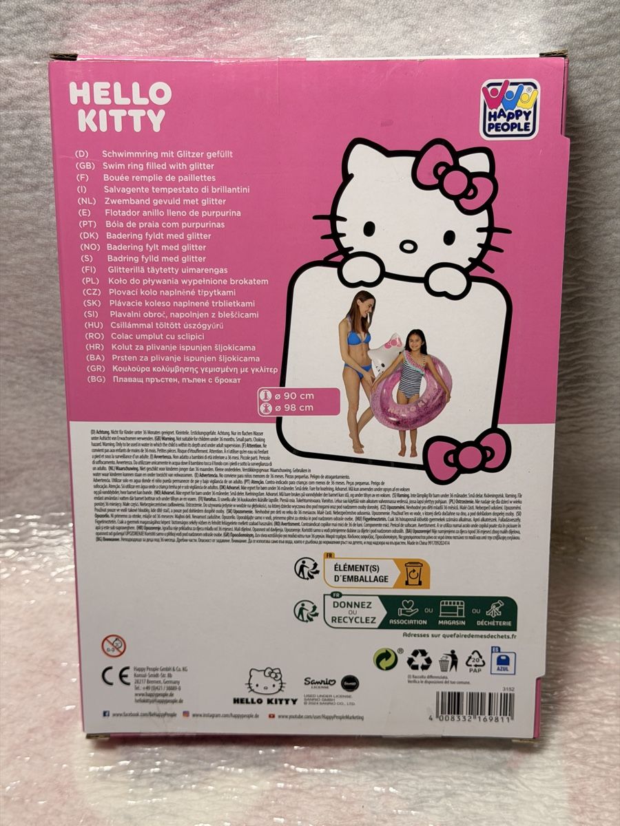 Schwimmringe: Schwimmring Hello Kitty 90cm neu mit Glitzer – Neu und originalverpackt aus Schaffhausen von wolker217 1