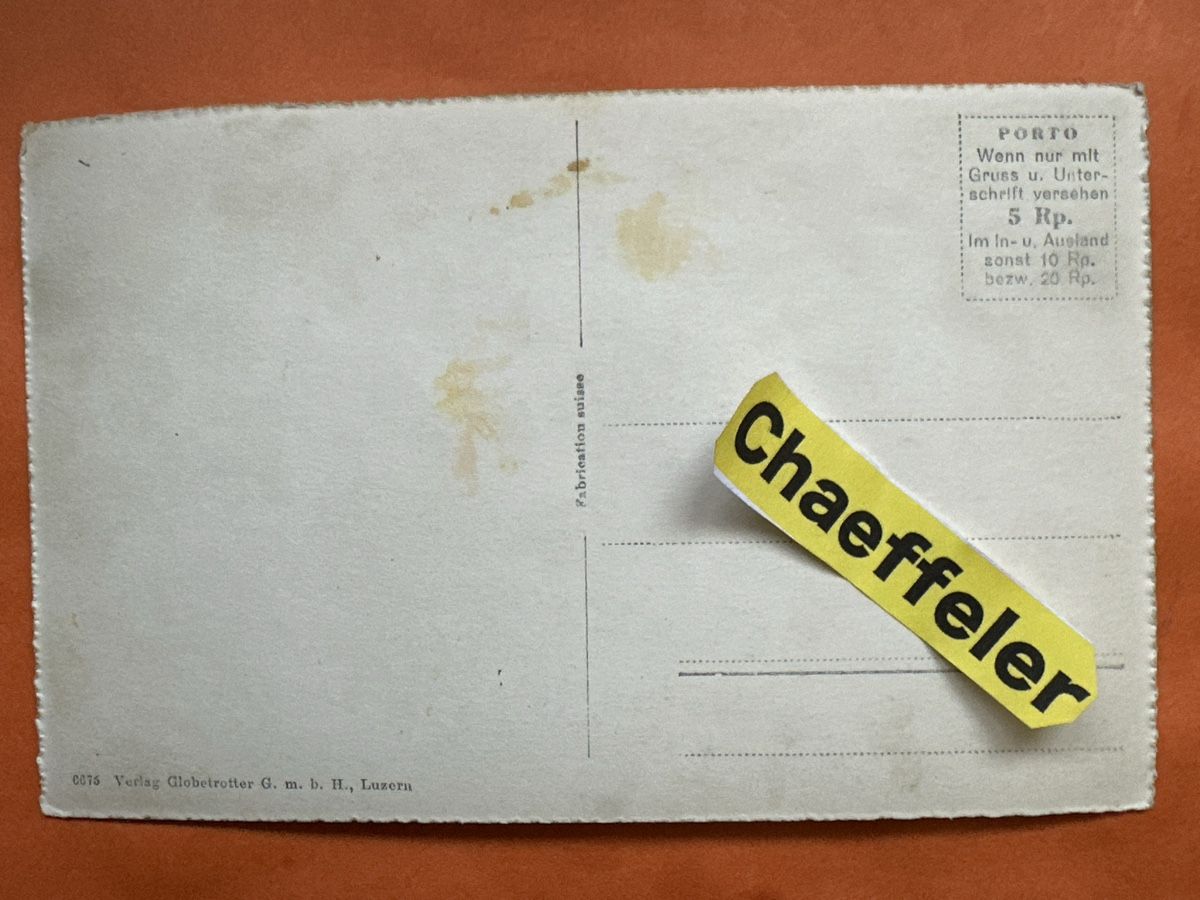 Cartoline postali: Alte Ansichtskarte Lungernsee, mit den Berneralpen  Schweiz – Usato da Zürich venduto da Chaeffeler 1
