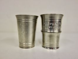 Zinnbecher 82gr Zinn zum basteln Zinngiessen Silvester