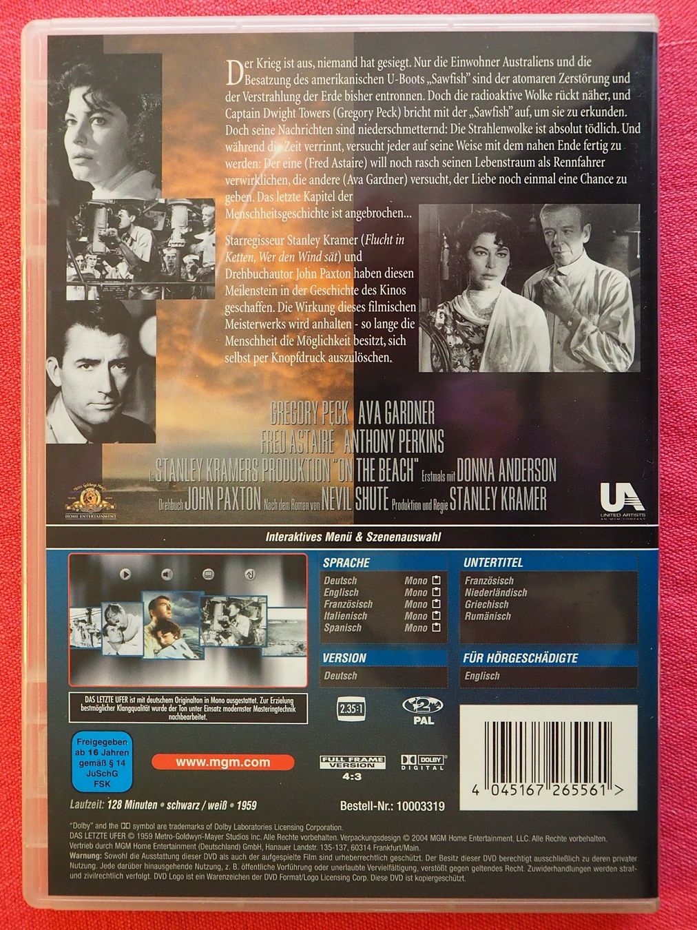 Tutti i DVDs: Das letzte Ufer / Gregory Peck – Usato da Chur venduto da big_5zx8 1