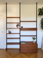 Midcentury Teak Teleskopregal (danish)