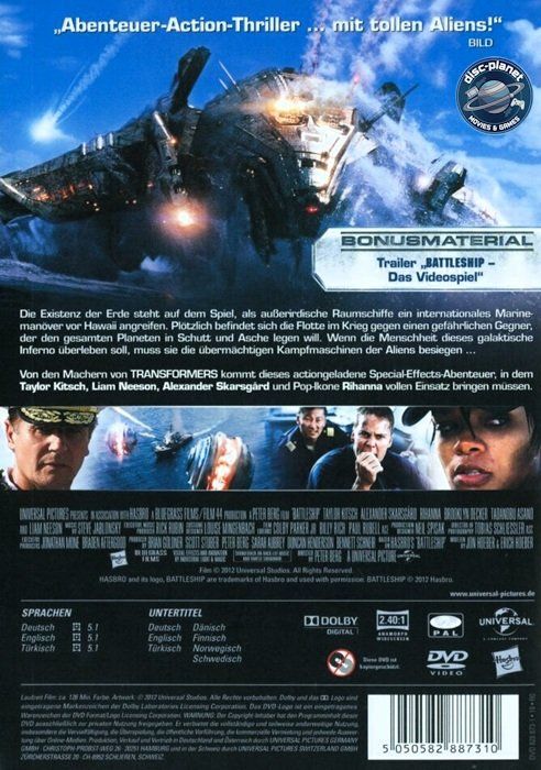 Tutti i DVDs: DVD - Battleship (2012) – Usato da Embrach venduto da disc-planet 1
