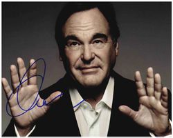 OLIVER STONE - Grossfoto (20x25 cm) handsigniert mit COA