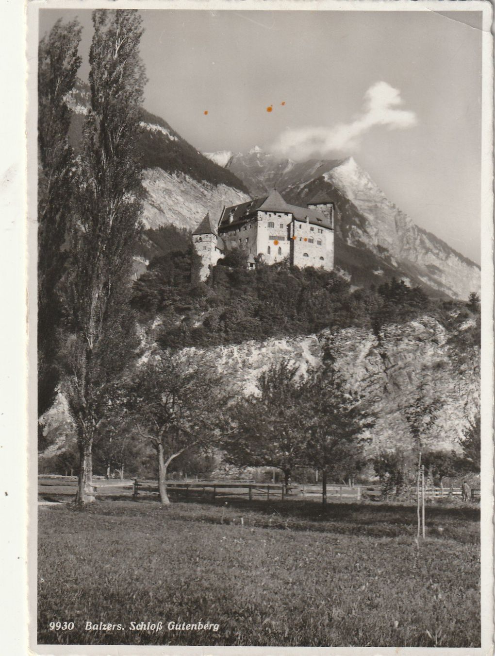 Cartes postales: Balzers Schloss Gutenberg – D'occasion à Rorschacherberg par fratovi2