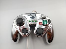 Chrome Mario Wired Fight Pad / Wii U Classic Controller Wii