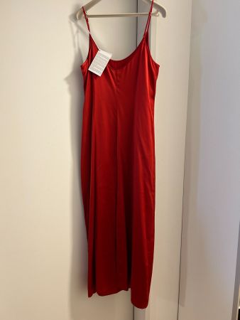 Neu: Rotes La Perla Kleid, 100% Seide, wunderschön & elegant