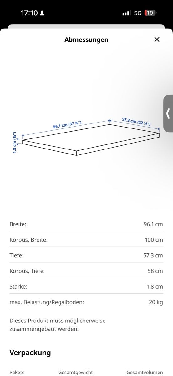 Armoires: PAx Komplement Boden Braun 100x58cm – D'occasion à Ostermundigen par nic_s9d9 3
