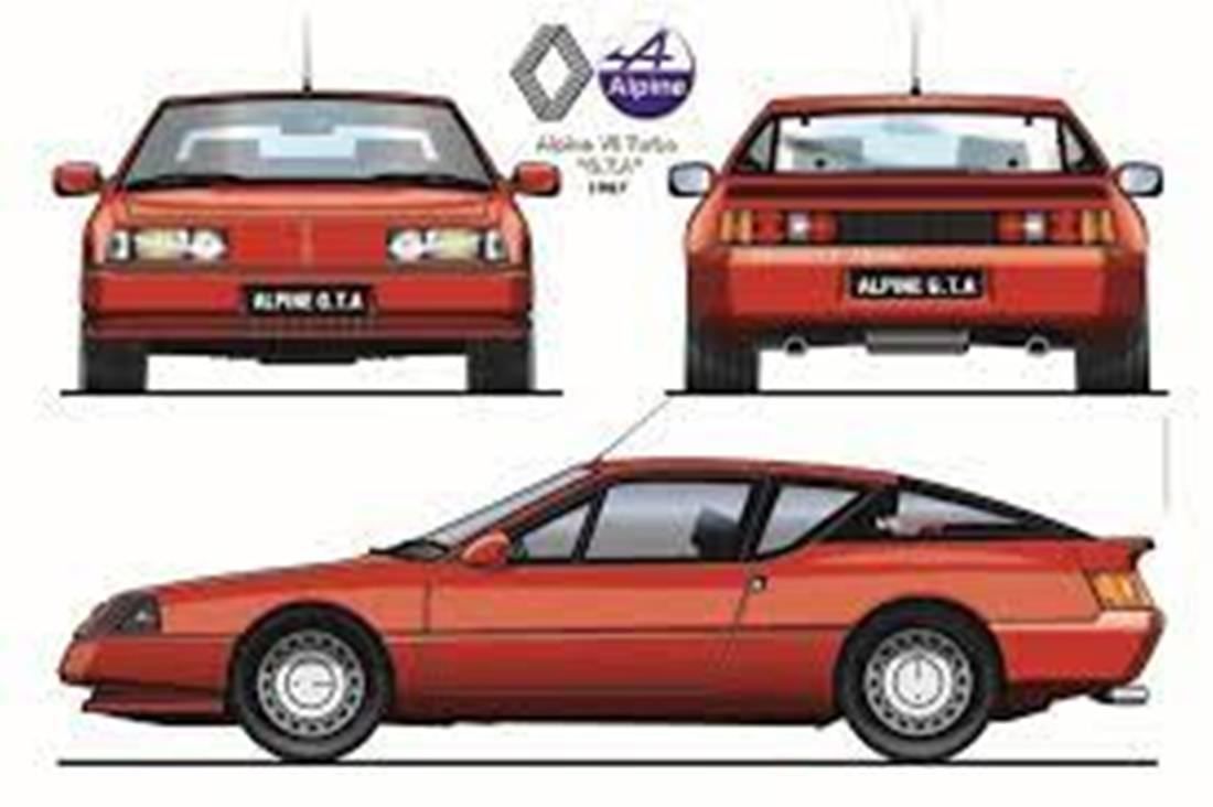 Insegne: Blechschild-RENAULT ALPINE A310 VT GT – Nuovo e nell'imballaggio originale da Rupperswil venduto da big-one-sale