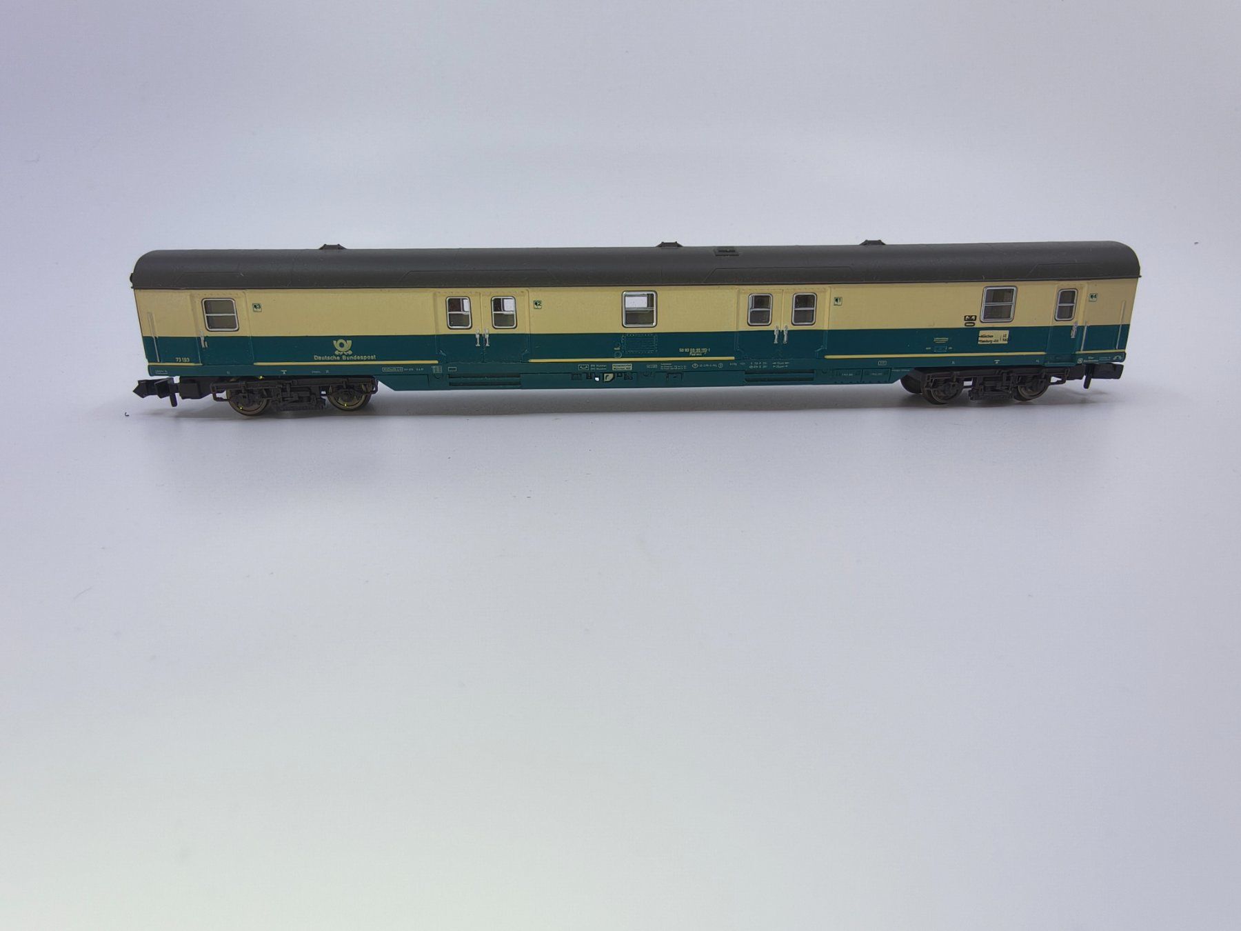 Fleischmann Modellini di ferrovie: Fleischmann DB-Gepäckwagen Spur N – Usato da Wangs venduto da mobacom