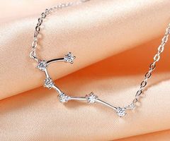 Sternzeichen Kette Silber 925 - Krebs