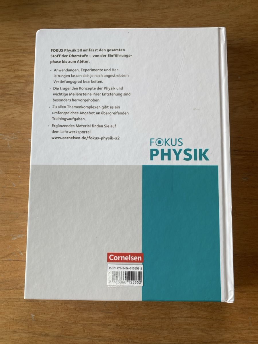 Bücher: Fokus Physik - Cornelson – Gebraucht aus Hergiswil LU von yannick.w123 1