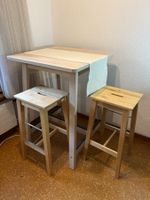 Hochtisch (Norraker) mit 2 Stühlen (Bosse) IKEA Neuwertig