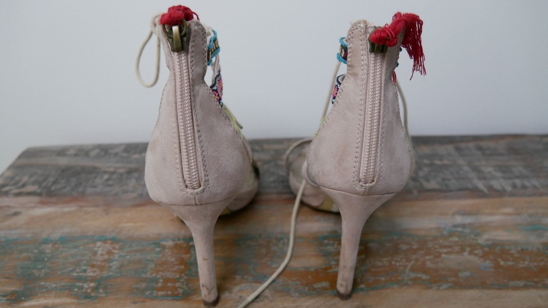 Scarpe da donna: High Heels Pumps Bunt Muster Beige – Usato da Zürich venduto da julia_vina 5