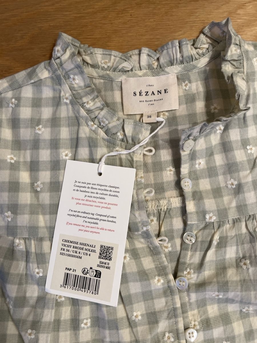 Sezane Blusen: Sezane Bluse mit Blumenstickerei NEU – Neu und originalverpackt aus Egg b. Zürich von bia_5tmv 1