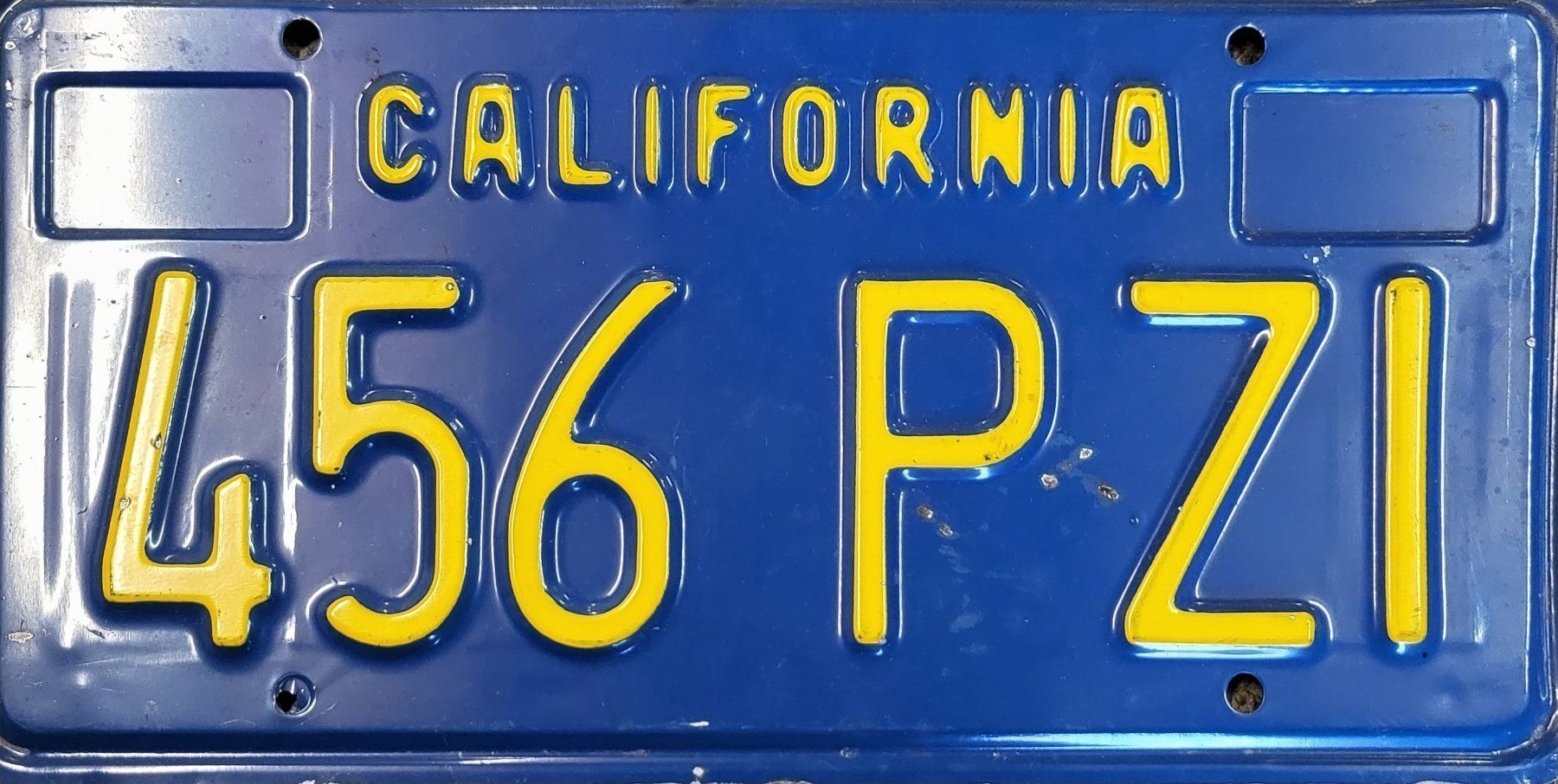 Insegne: Orig. US Nummerschild California CLASSIC – Usato da Sarmenstorf venduto da Arhofsa
